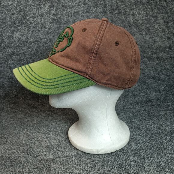 True Religion Cap Hat Buddah Logo Two Tone Baseball Brown Strapback - Picture 2 of 8